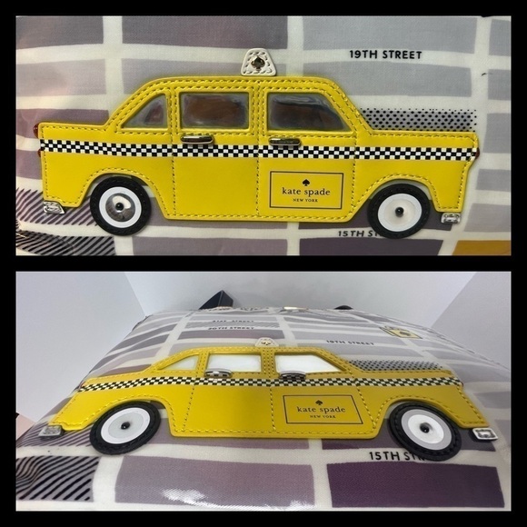 Kate Spade Yellow Taxi Cab New York Francis Tote Bag Shoulder Handbag PXRU8114 - Picture 5 of 16